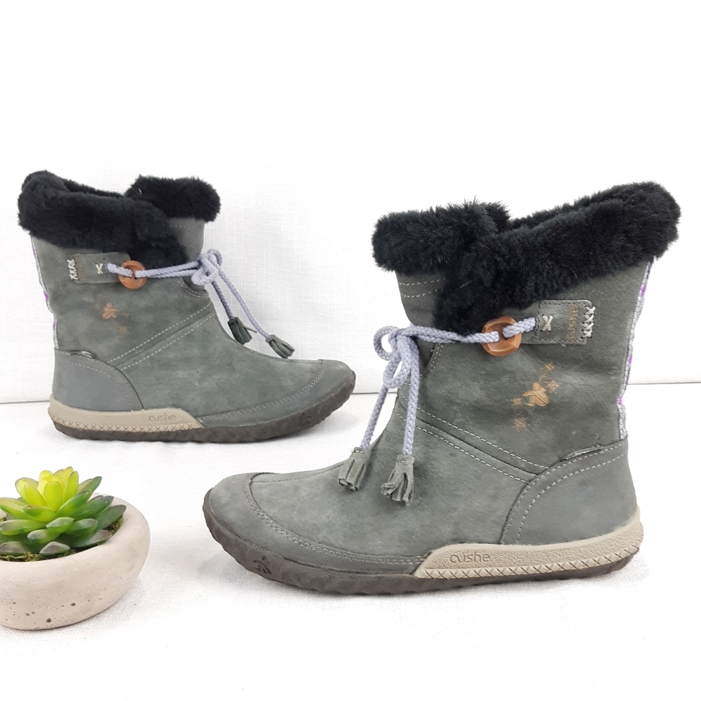 CUSHE FIRESIDE GRAY WATERPROOF BOOTS